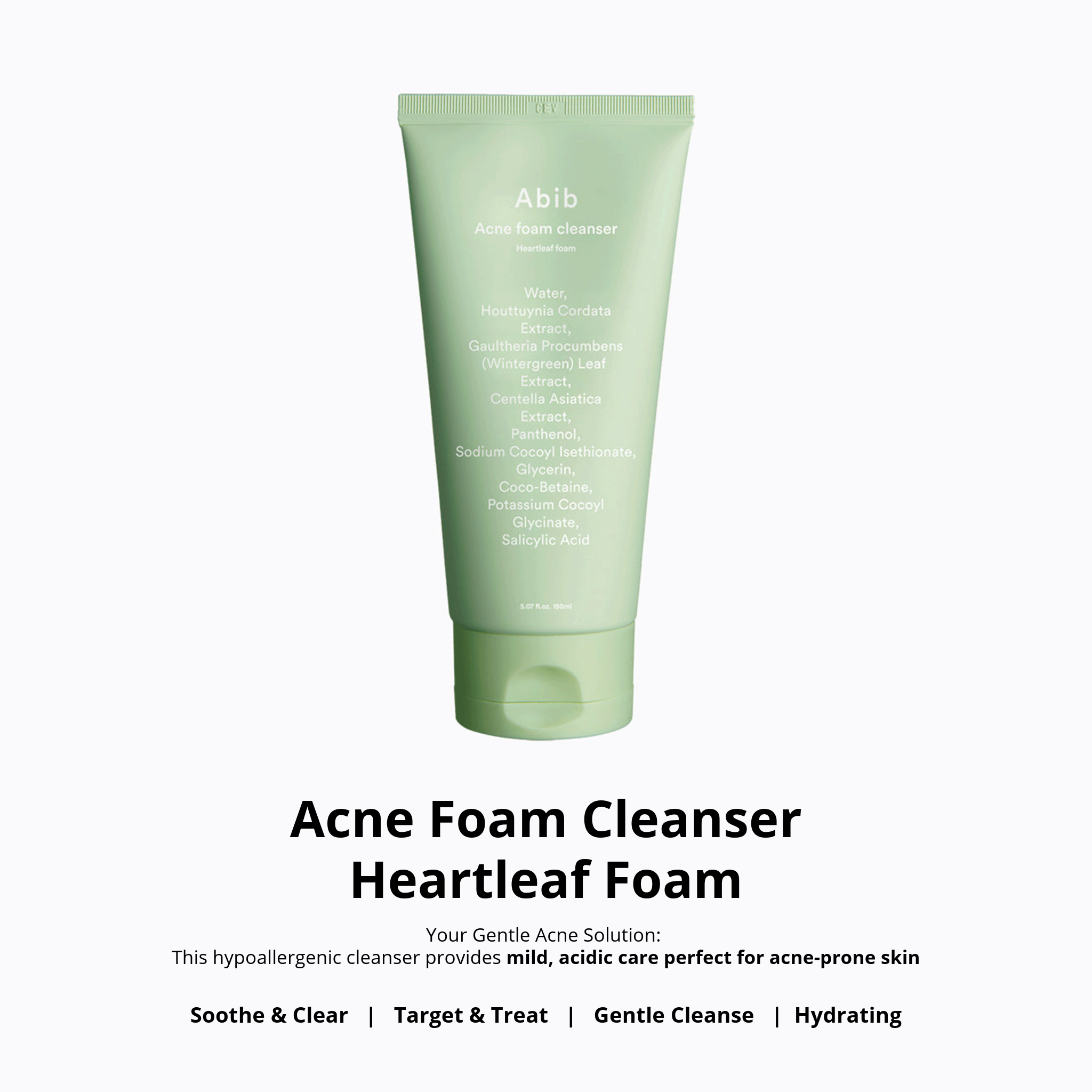 Abib Acne Foam Cleanser Heartleaf Foam